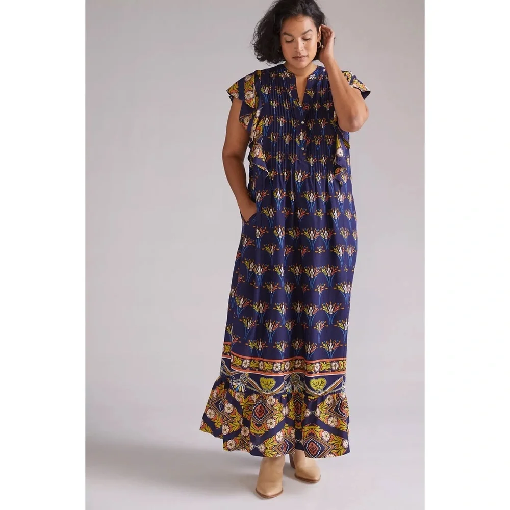 Anthropologie Maeve Cassandra Maxi Dress